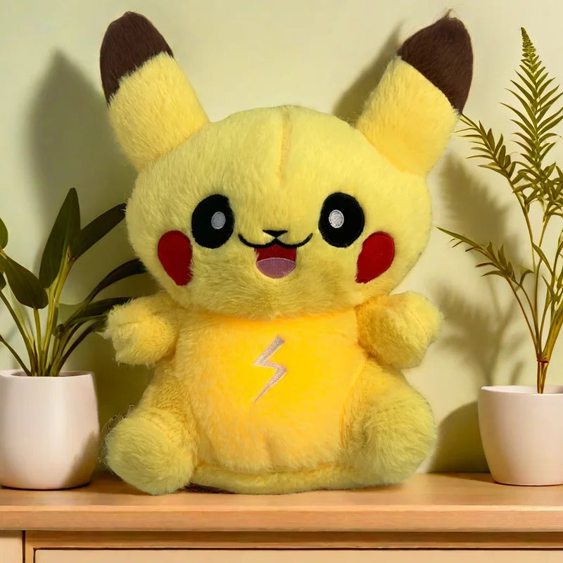 Pokemon Pikachu Plush Doll Breath Child Peluche Kawaii Soothes Toy Anime Baby Music Light Sleep Toys Model Boys Girls Xmas Gifts Pokemon Pikachu Plush Doll Breath Child Peluche Kawaii Soothes Toy Anime Baby Music Light Sleep Toys Model Boys Girls Xmas Gifts